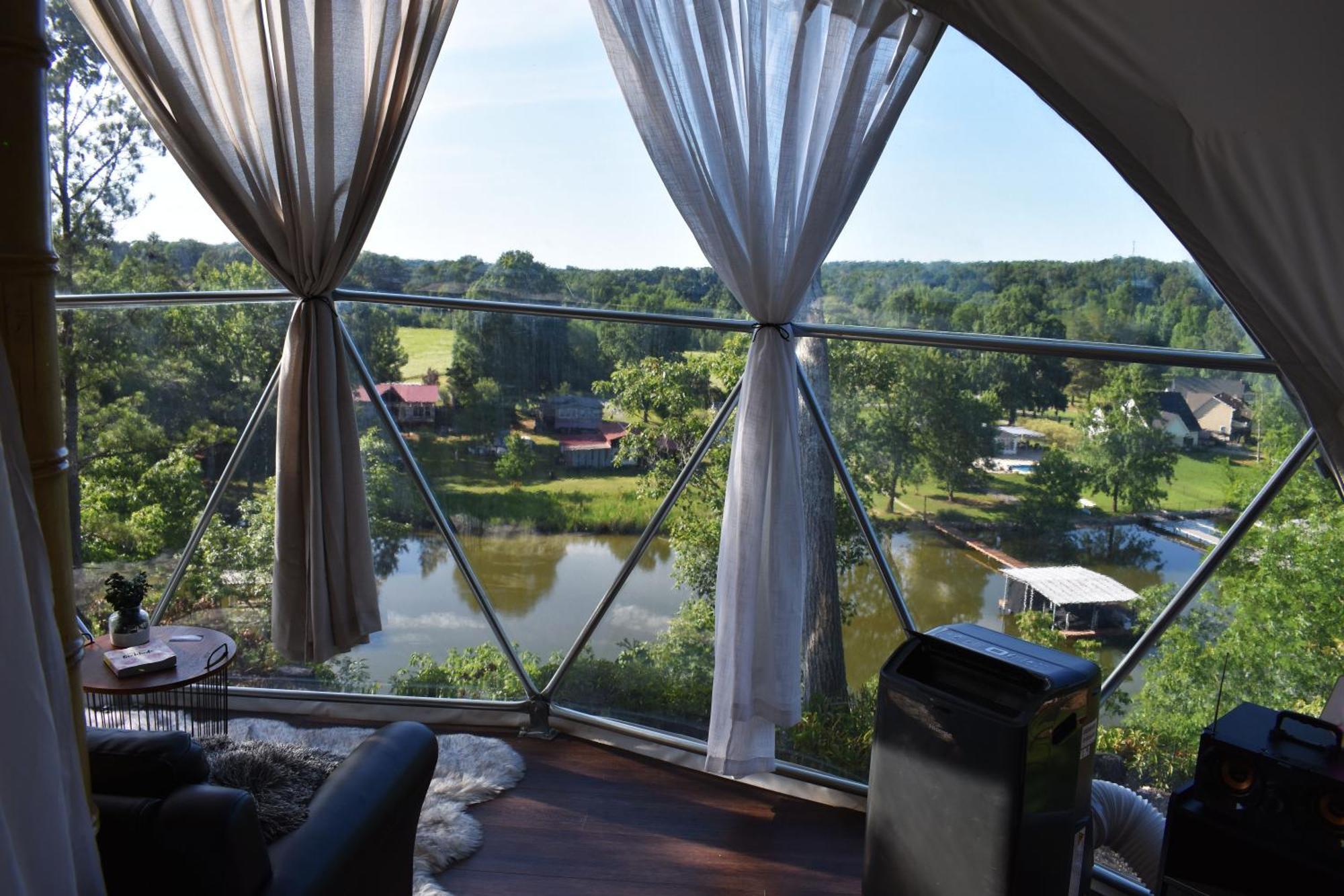 Waterfront Luxury Glamping Dome Hotel Rogersville Kültér fotó