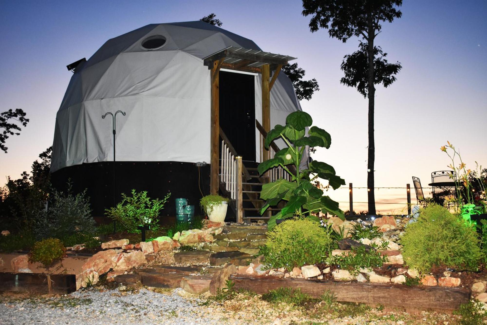 Waterfront Luxury Glamping Dome Hotel Rogersville Kültér fotó